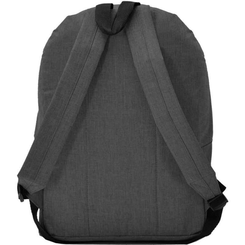 Sac a dos basique en tissu chiné résistant à l'eau, 400 g/m²