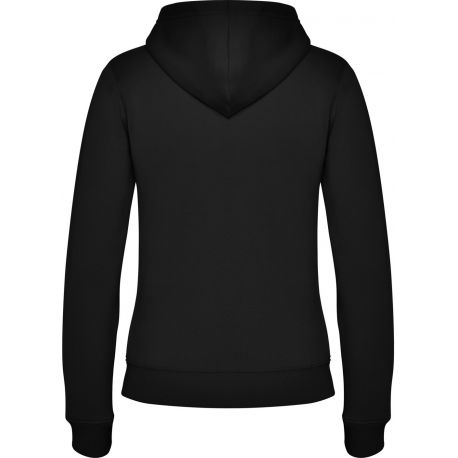 Sweat-shirt cintré pour femme zippé à capuche doublée, 280 g/m²