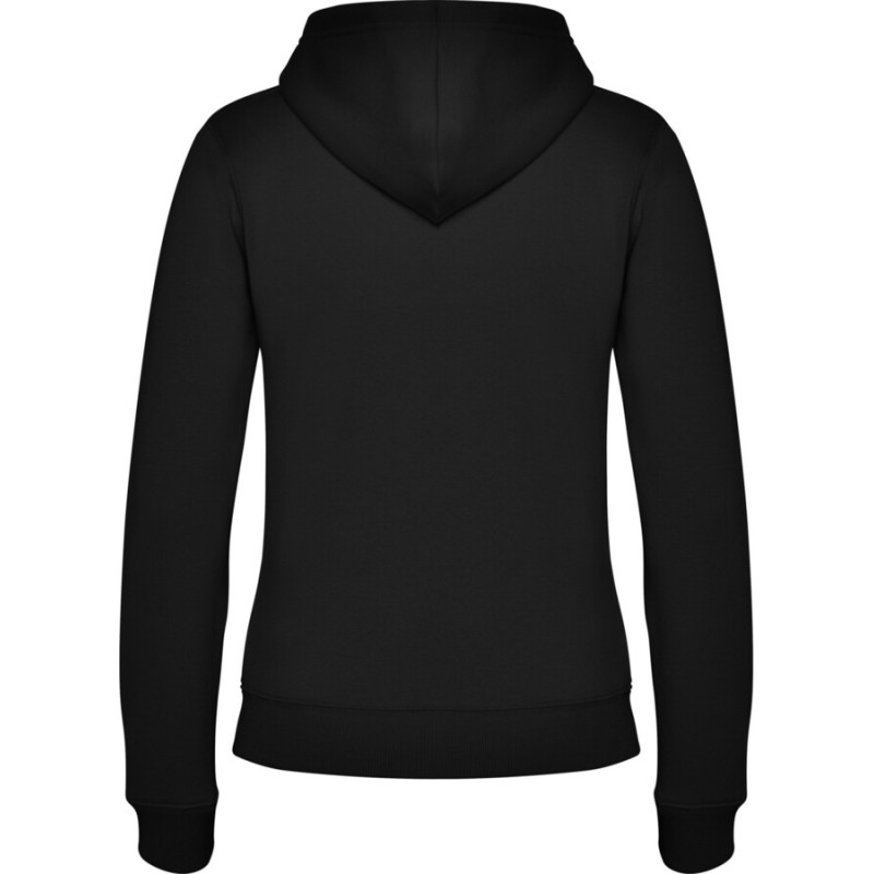 Sweat-shirt cintré pour femme zippé à capuche doublée, 280 g/m²