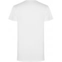 T-shirt en coton manches courtes col rond, bas allongé, 155 g/m²