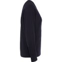 Gilet col V pour femme en tricot doux, 2 poches, 340 g/m²