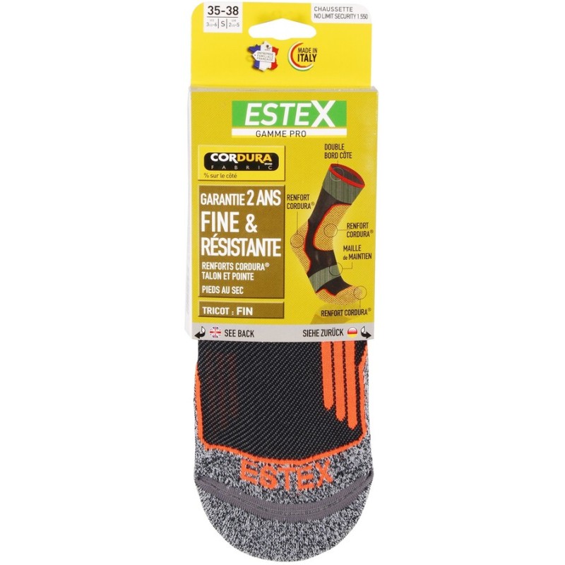 Chaussettes avec renforts Cordura de protection pour plus de durabilité