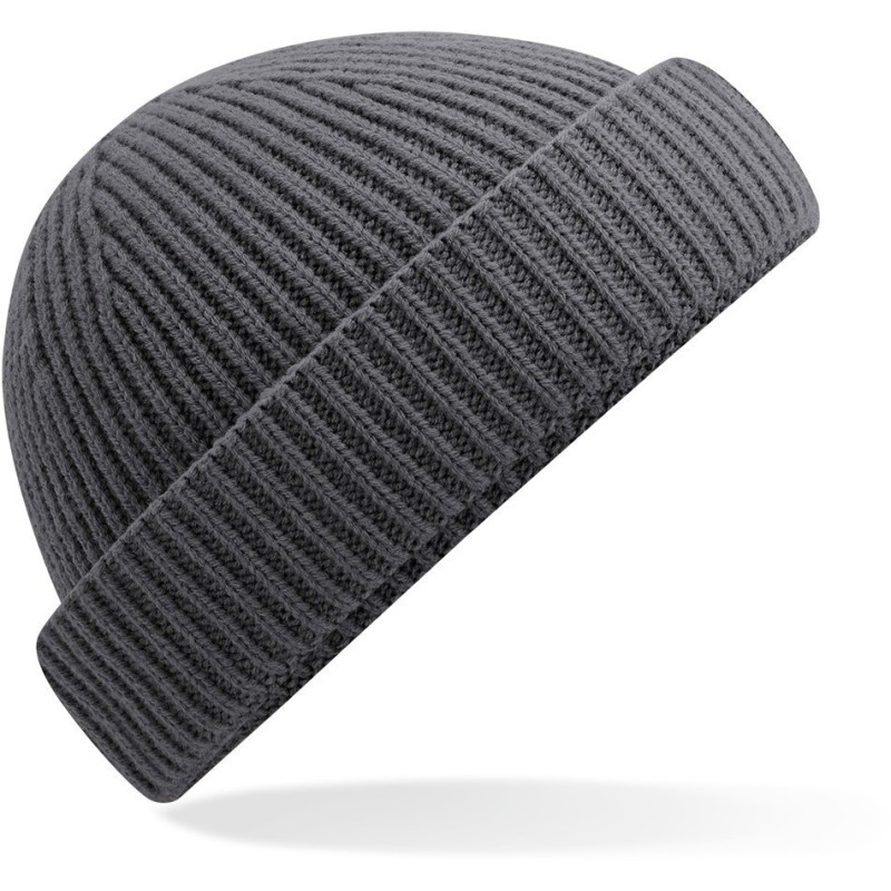 Bonnet marin court avec revers à mailles, en polyester recyclé