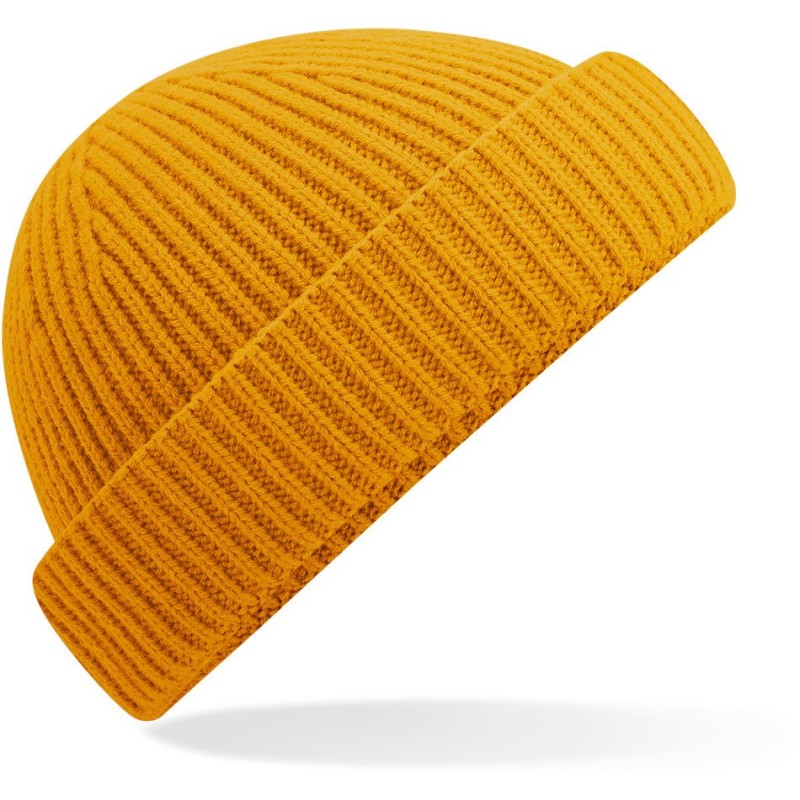 Bonnet marin court avec revers à mailles, en polyester recyclé