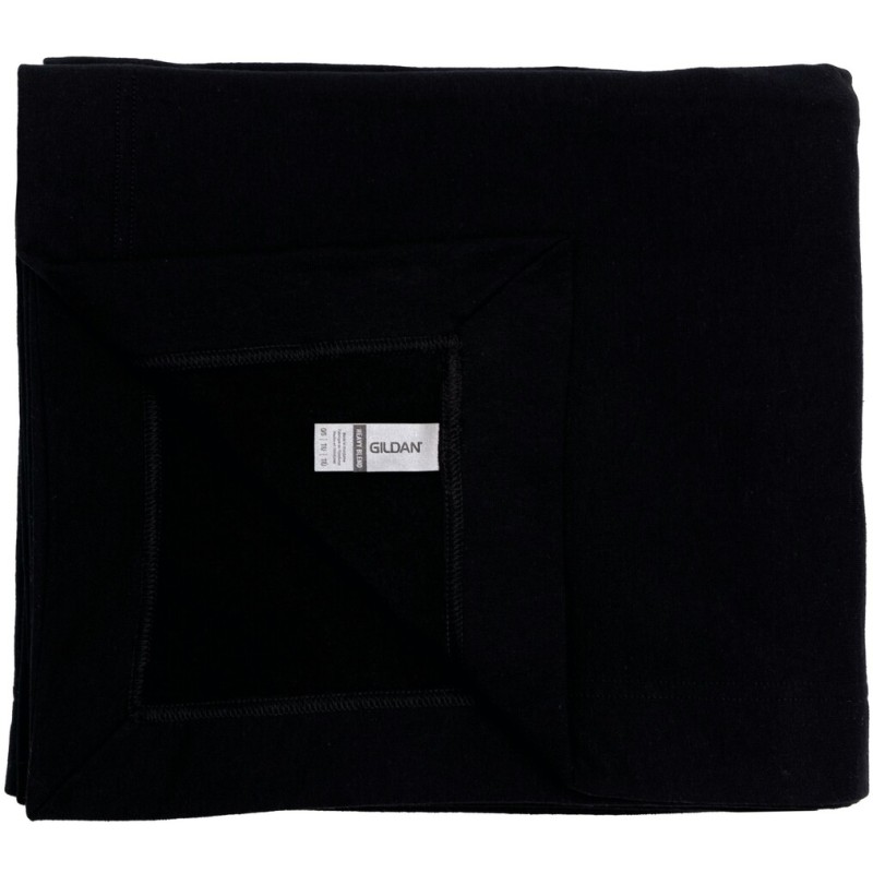 Plaid en polaire, étiquette détachable, fil peigné réduisant le boulochage, 271 g/m²