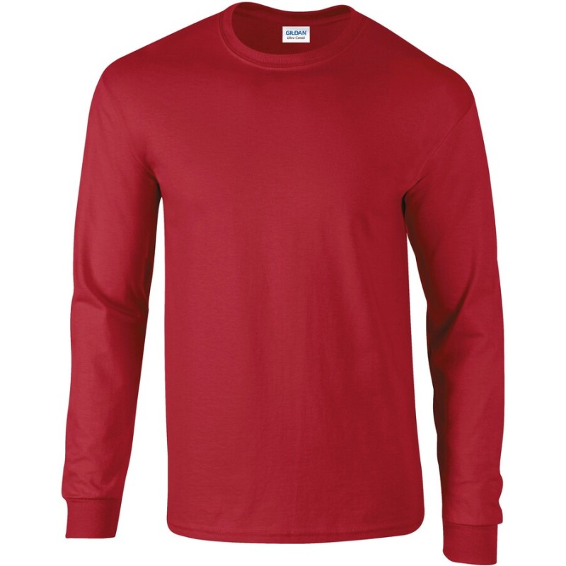 T-shirt manches longues épais, ULTRA coton, bande de propreté épaule à épaule, 200 g/m²