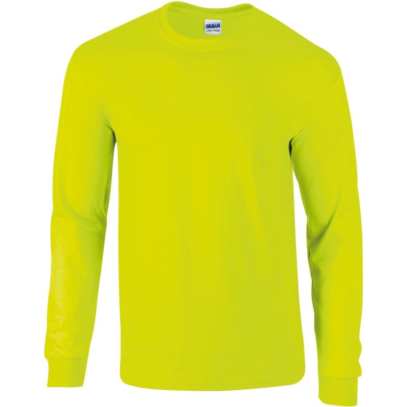 T-shirt manches longues épais, ULTRA coton, bande de propreté épaule à épaule, 200 g/m²