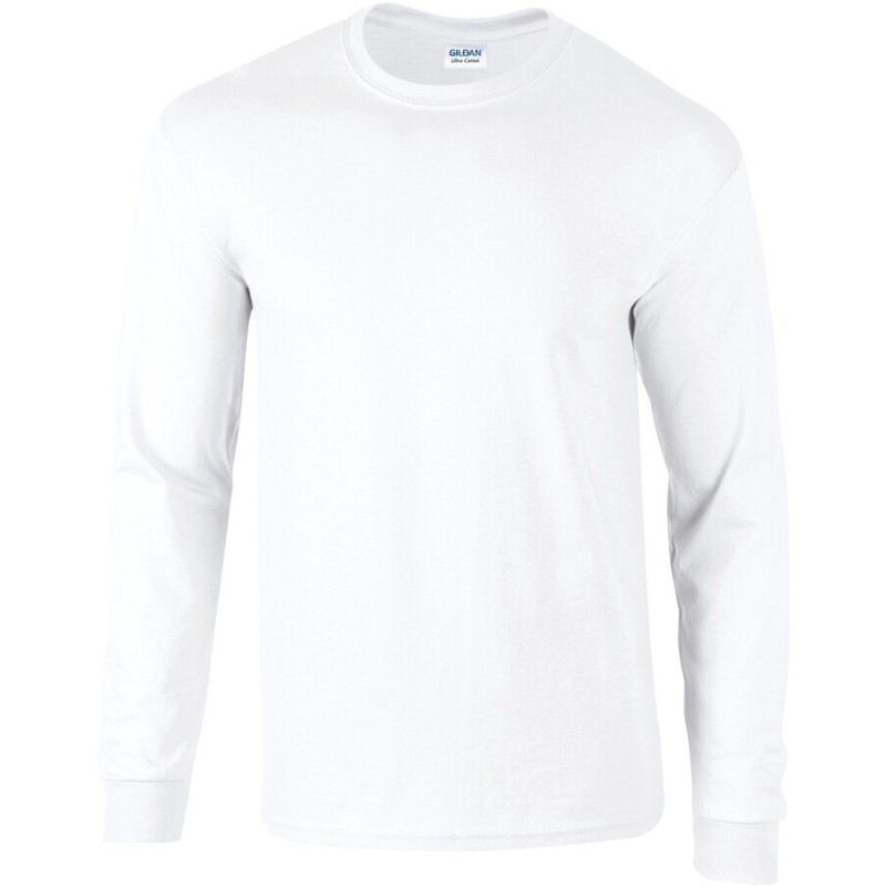 T-shirt manches longues épais, ULTRA coton, bande de propreté épaule à épaule, 200 g/m²