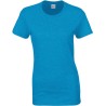 Tee-shirt femme col rond en coton jersey, HEAVY cotton, coupe cintrée, 185 g/m²