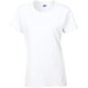 Tee-shirt femme col rond en coton jersey, HEAVY cotton, coupe cintrée, 185 g/m²