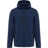 Veste Softshell 3 couches chaude à capuche avec manches amovibles, 300 g/m²