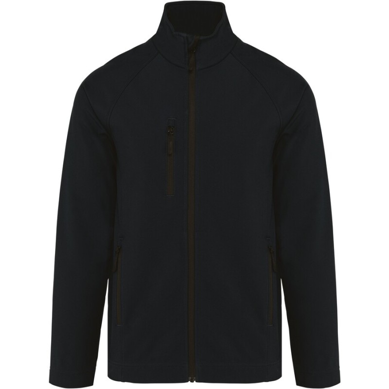 Veste softshell écoresponsable 3 couches technique respirante et imperméable, 300 g/m² 