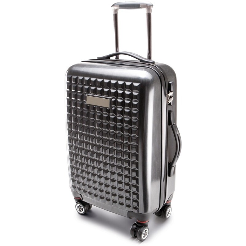 Valise trolley grand format en polycarbonate haute qualité, 113 litres