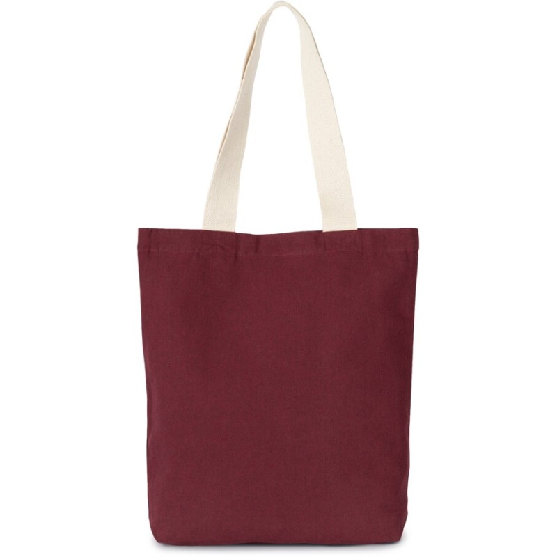  Sac shopping avec soufflet en matières recyclées, 285 g/m²