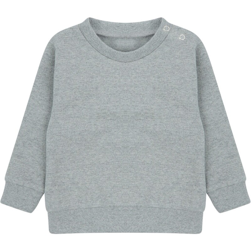 Sweat-shirt bébé en coton régénéré et en polyester recyclé, 260 g/m²