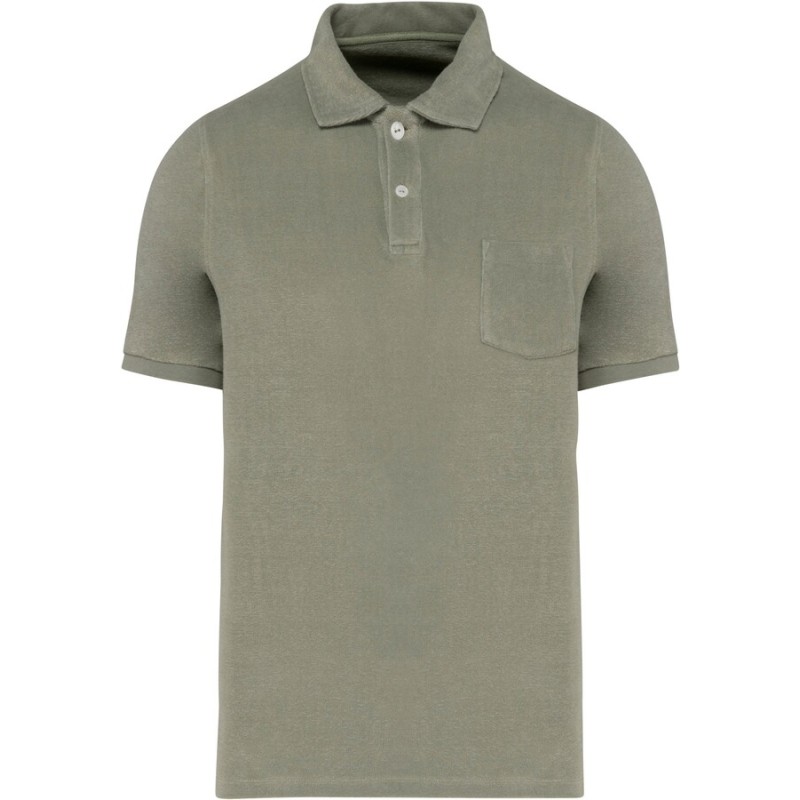 Polo adulte écoresponsable en éponge confortable et respirante NO LABEL, 210 g/m²