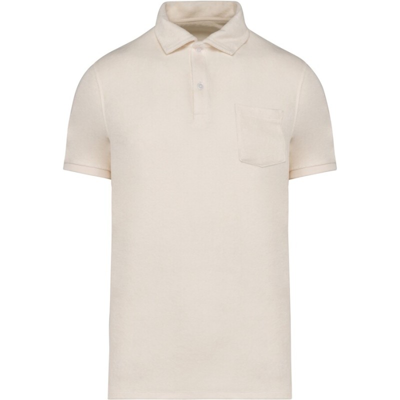 Polo adulte écoresponsable en éponge confortable et respirante NO LABEL, 210 g/m²