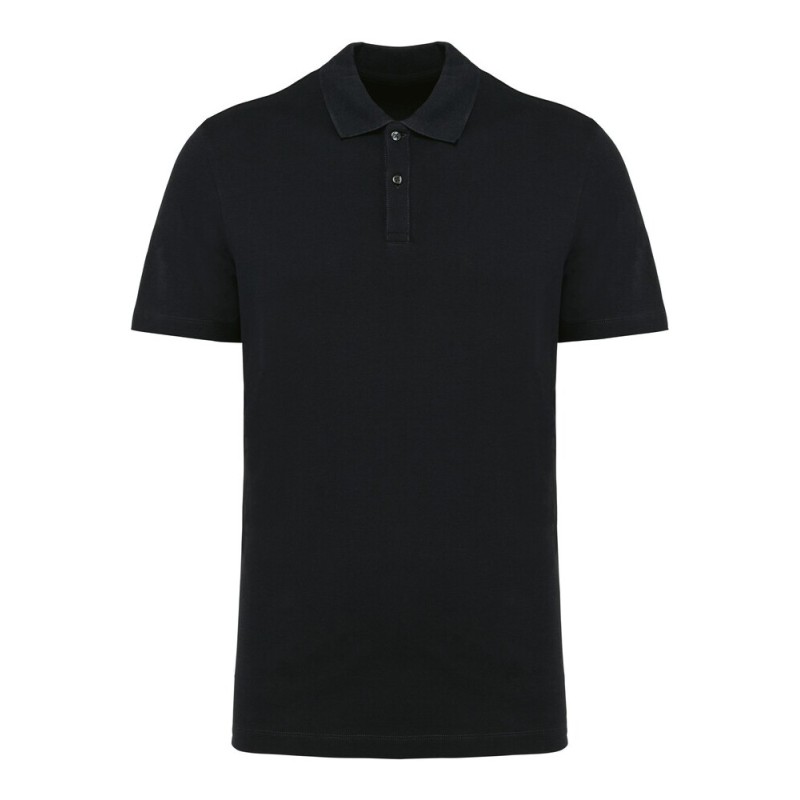 Polo homme Supima manches courtes de qualité supérieure, coupe droite, 230 g/m²