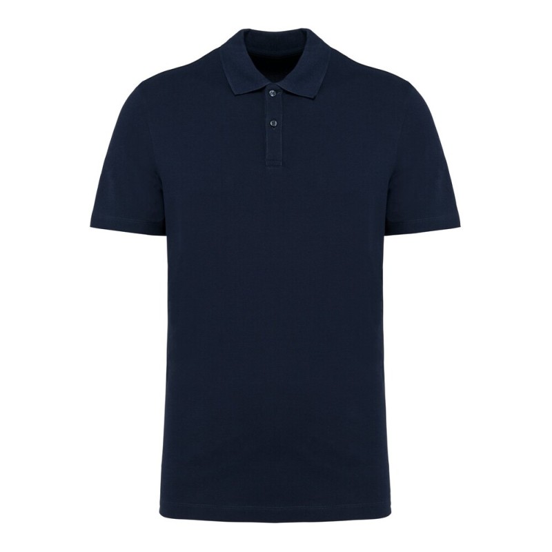 Polo homme Supima manches courtes de qualité supérieure, coupe droite, 230 g/m²