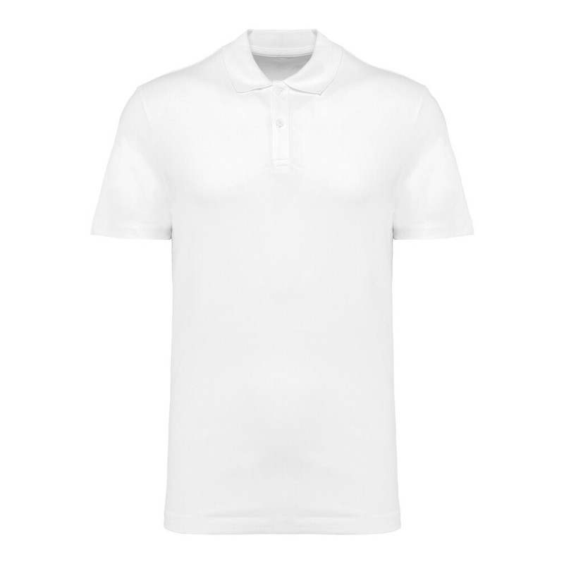 Polo homme Supima manches courtes de qualité supérieure, coupe droite, 230 g/m²