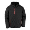 Veste matelassée d'hiver tendance et recyclée, capuche doublée polaire, 200 g/m²