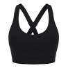 Brassière de sport, bretelles croisées et élastiquées dans le dos, 260 g/m²