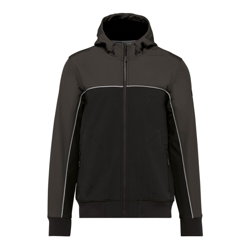 Veste softshell 3 couches bicolore BIONIC-FINISH® ECO unisexe (WK450)