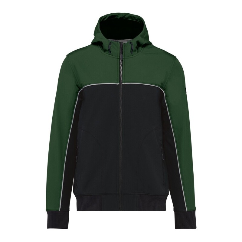 Veste softshell 3 couches bicolore BIONIC-FINISH® ECO unisexe (WK450)