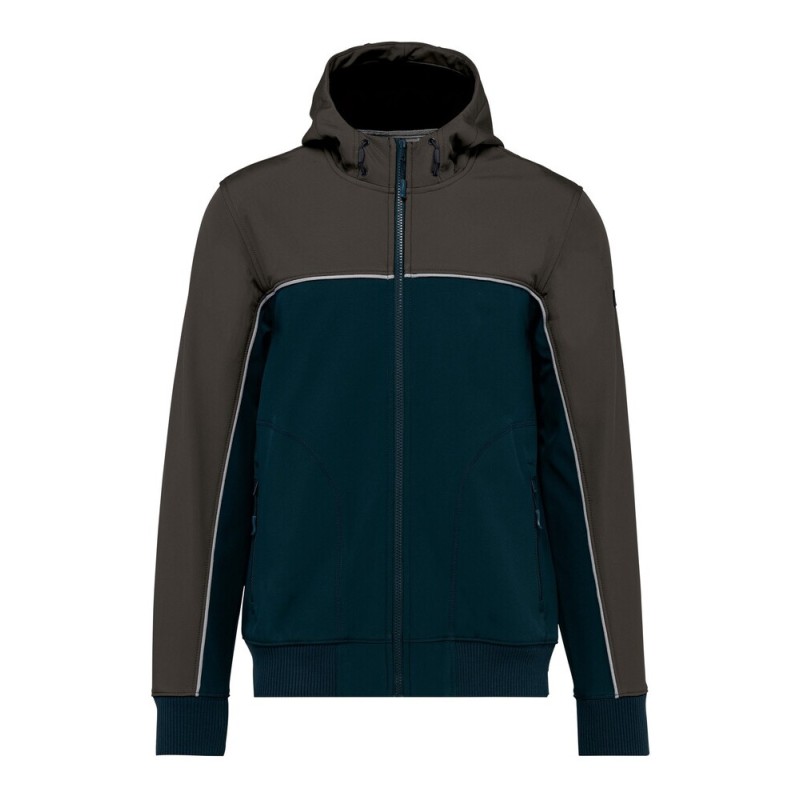 Veste softshell 3 couches bicolore BIONIC-FINISH® ECO unisexe (WK450)