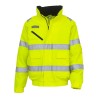 Veste haute visibilité imperméable et respirante, intérieur en Sherpa amovible