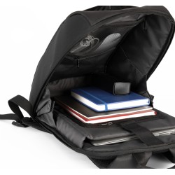 Sac à dos de travail porte-ordinateur en polyester recyclé, 610 g/m²