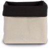 Pochette accessoire en toile de coton réversible, 150 g/m²