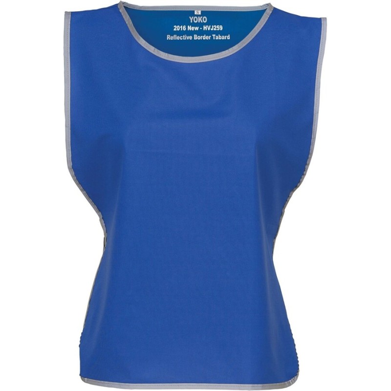 Chasuble enfant à bordure réfléchissante, grande zone d'impression
