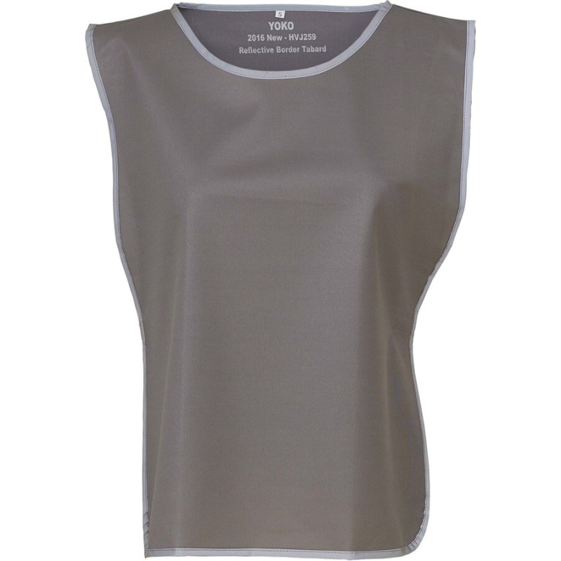 Chasuble enfant à bordure réfléchissante, grande zone d'impression