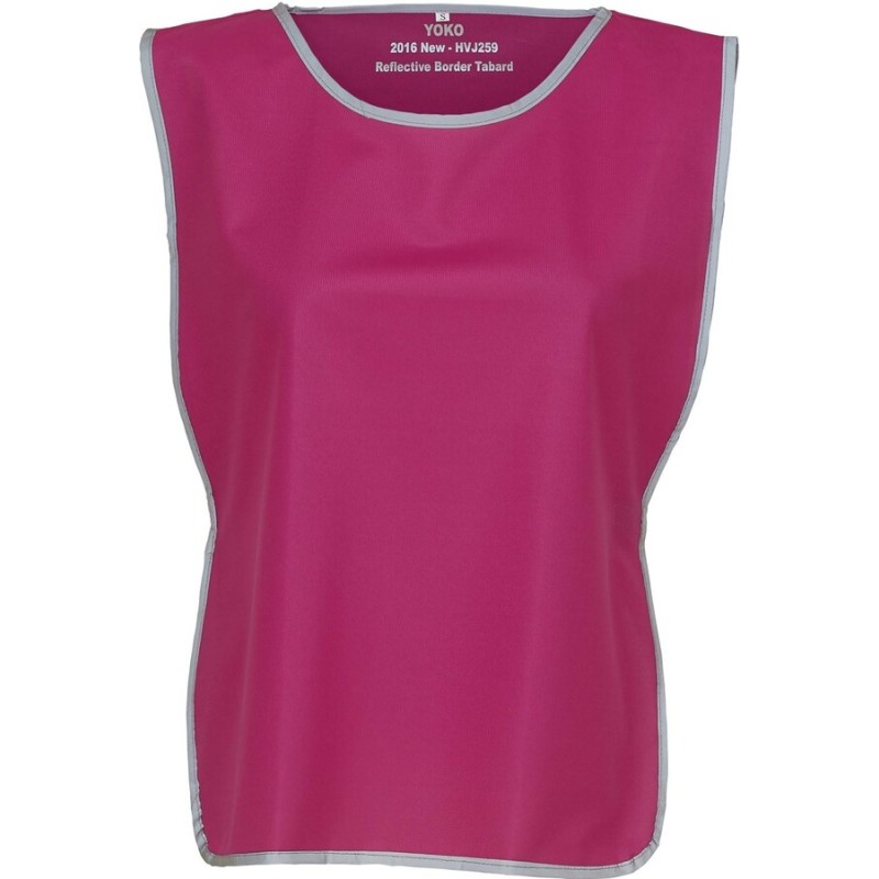 Chasuble enfant à bordure réfléchissante, grande zone d'impression
