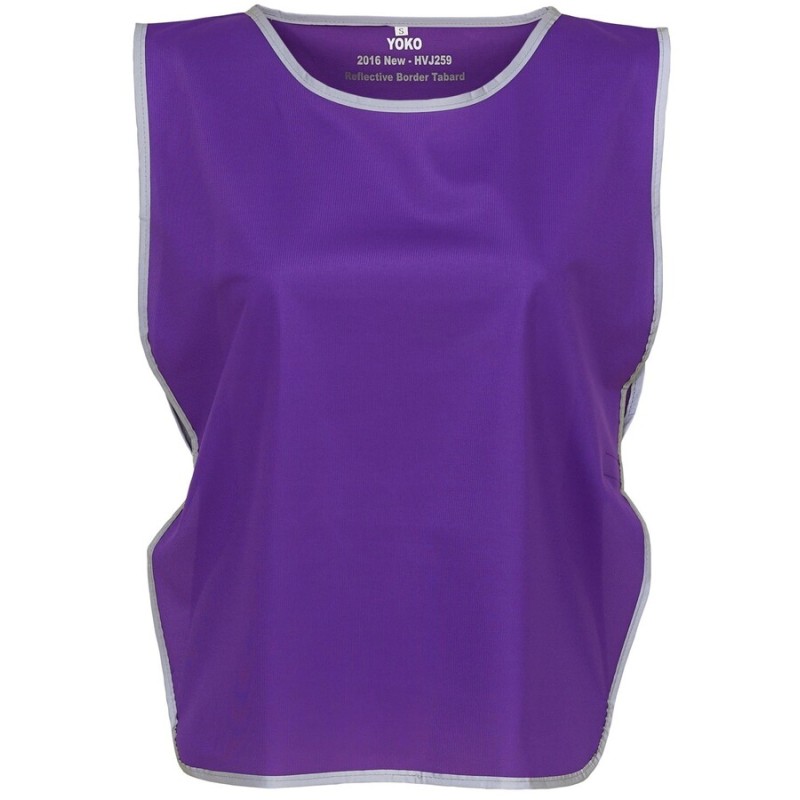 Chasuble enfant à bordure réfléchissante, grande zone d'impression