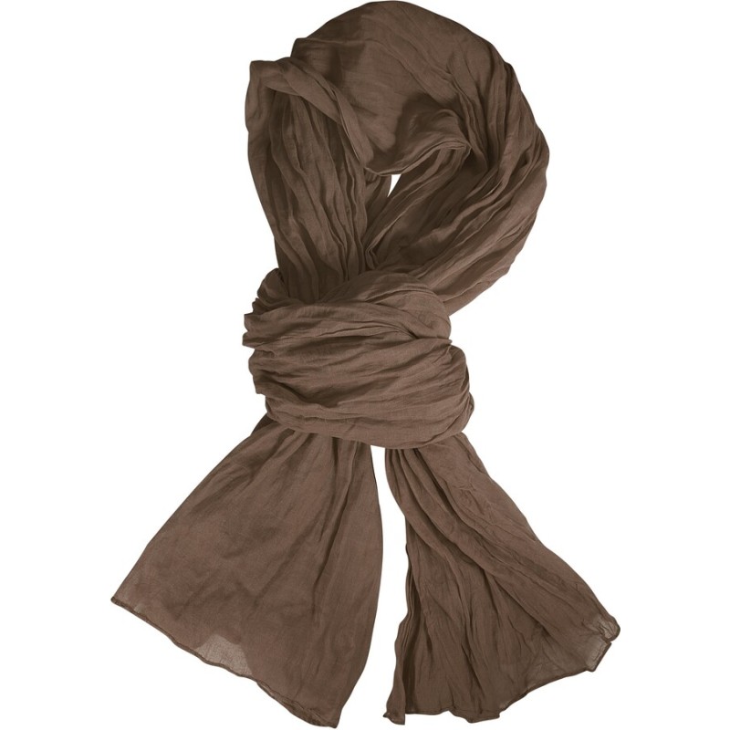 Foulard, chèche en coton, format 200 x 110 cm, avec pochon