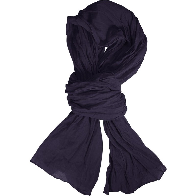 Foulard, chèche en coton, format 200 x 110 cm, avec pochon