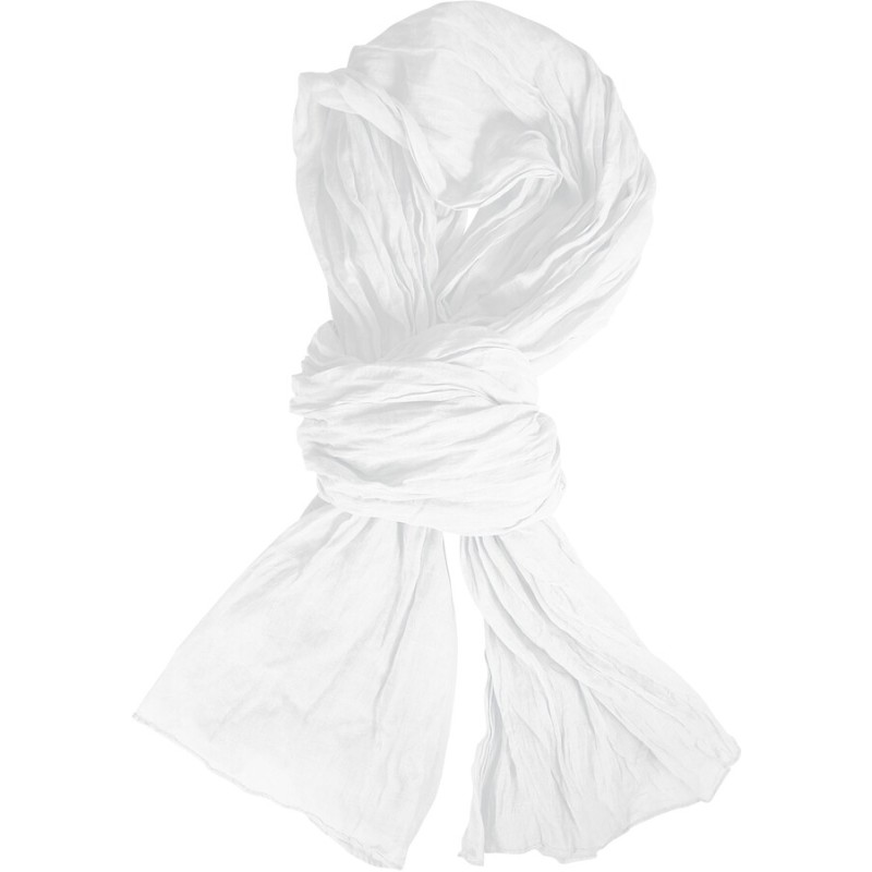 Foulard, chèche en coton, format 200 x 110 cm, avec pochon