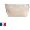 Trousse française en coton bio, format 27 x 15 cm, 280 g/m²