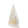 Pochon sac filet en coton biologique, 1 cordon de serrage, 140 g/m²