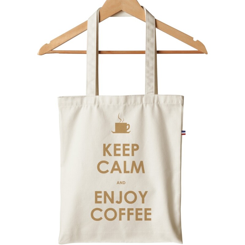 Tote bag, sac shopping français en coton biologique, 165 g/m²