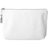 Trousse de voyage en coton BIO avec fermeture zippé pompon, 280 g/m²