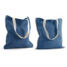 Sac réversible en jute lavée, anses en coton