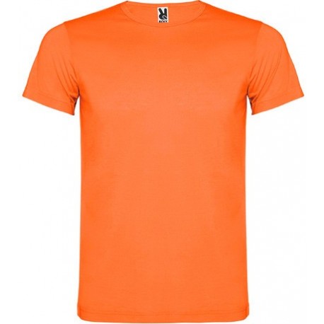 T-shirt enfant polyester manches courtes en couleurs fluo, 155 g/m²