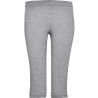 Pantalon sport enfant, 1/2 jambe à ouverture latérale & ceinture élastique, 94% coton 6% élasthanne, 270 g/m² enfant 210 g/m²