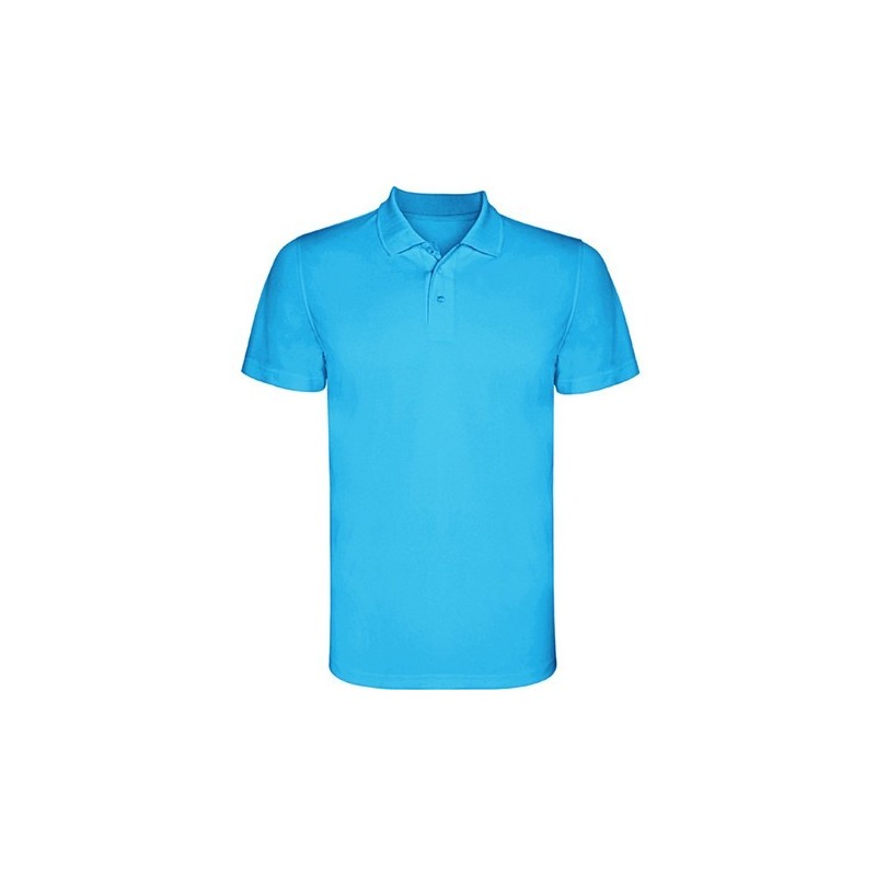Polo de sport enfant en manches courtes respirant, lavage et séchage facile, 150 g/m²