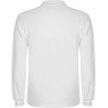 Polo enfant manches longues en coton maille piquée, 220 g/m²