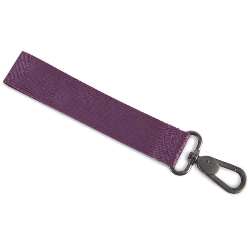 Porte-clés polyester avec crochet pour accrocher à la plupart des tir-zip
