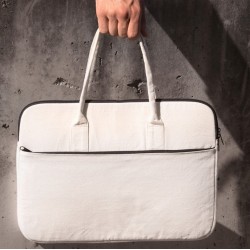 Sac de travail porte-tablette et ordinateur en coton, 310 g/m²